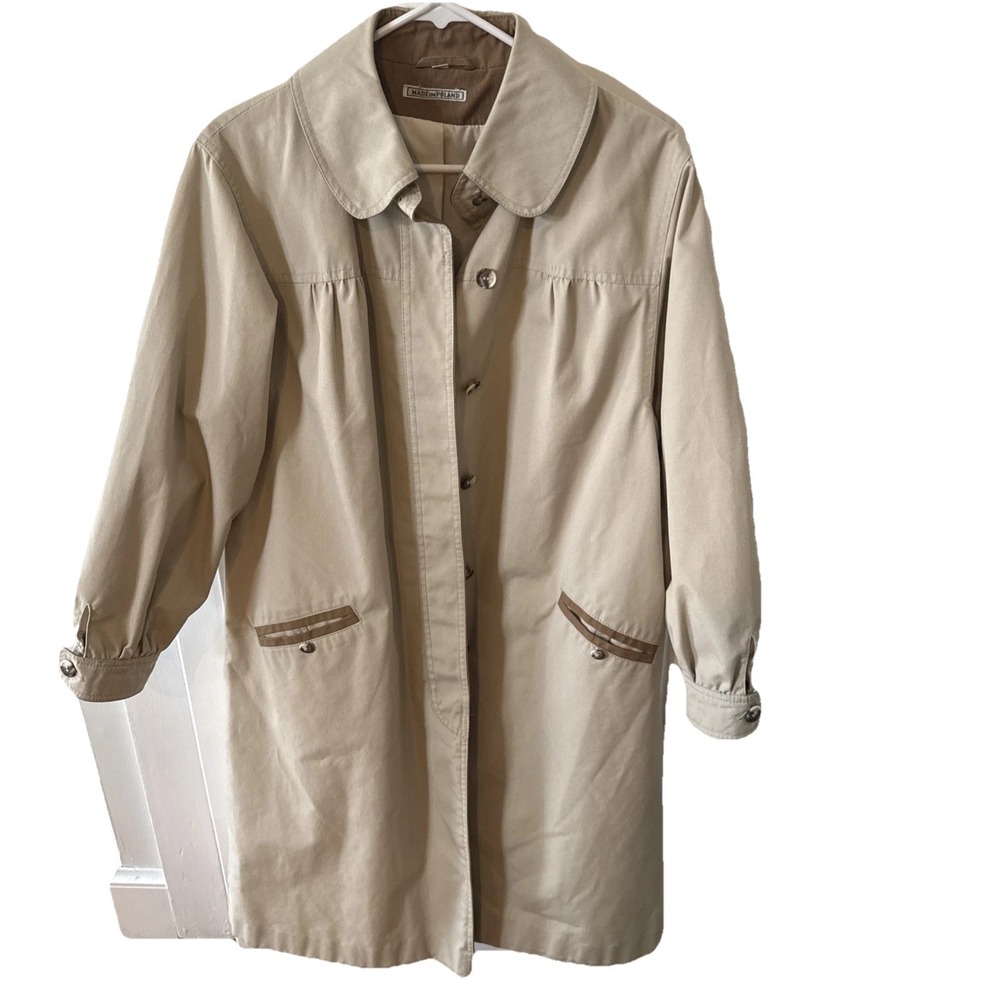 Vintage Rain Shedder Rain Coat Made In Poland  US Size 10